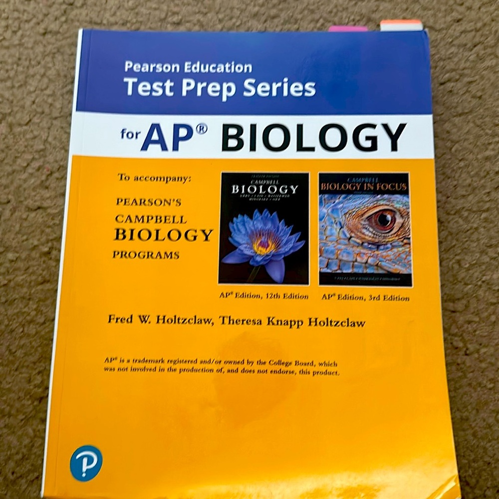 AP Biology test prep series Pearson Campbell Biology
